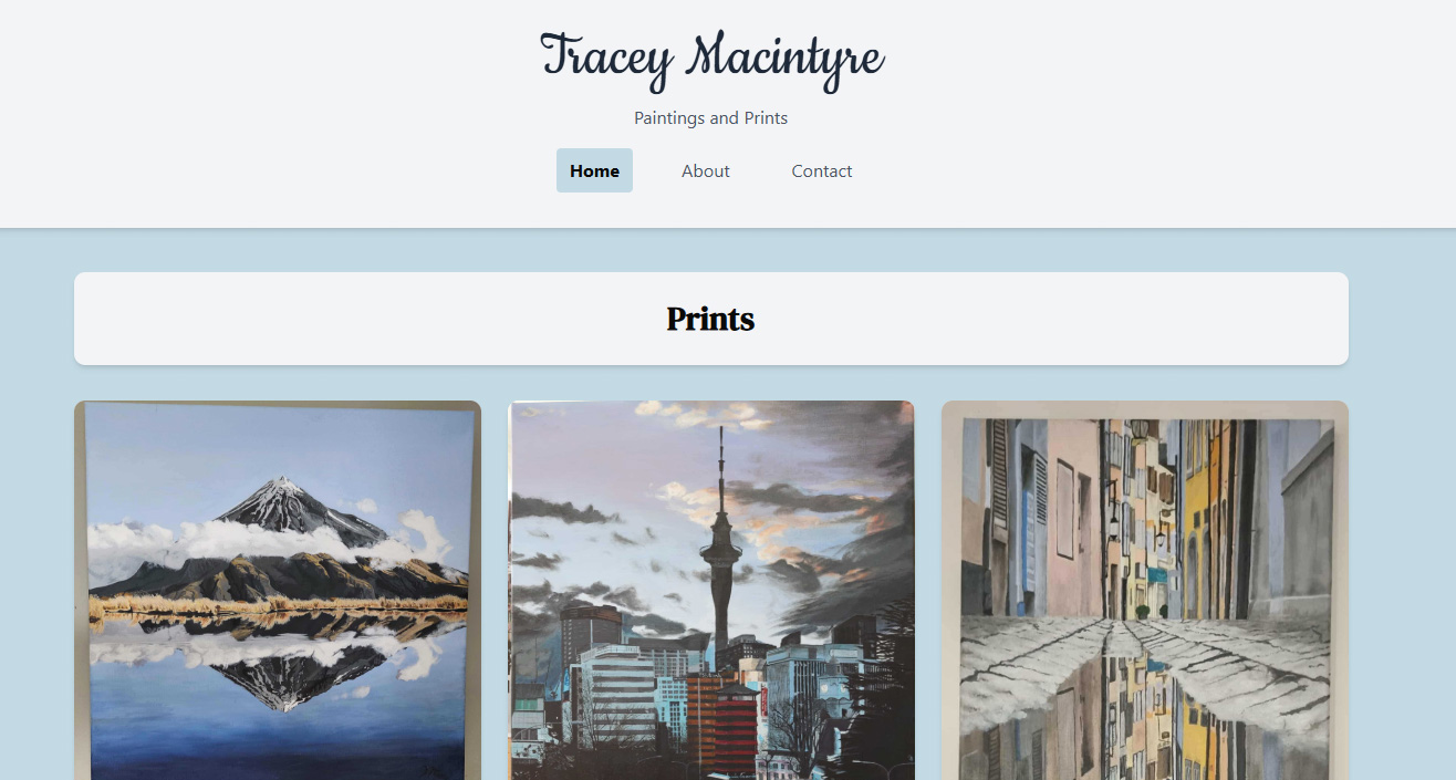 Painting made to represent all 4 seasons.